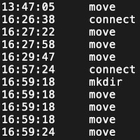 File Operations Log feature preview